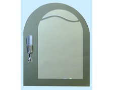 Zrkadlo Karmen 65x53 cm  s osvetlenim