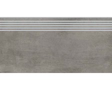 Opoczno GRAVA Grey rektifikovaná schodnica matná 29,8 x 59,8 cm