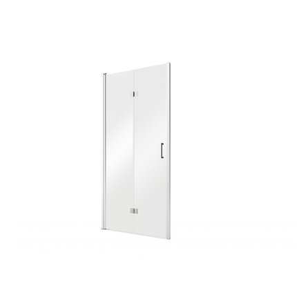 Besco EXO-H sprchové dvere zalamovacie 80 x 190 cm, sklo číre, profil chróm