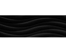 Ceramika Color Java Onda black obklad lesklý rektifikovaný 25 x 75 cm