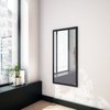 Home SLIM BLACK zrkadlo v ráme 50 x 70 cm