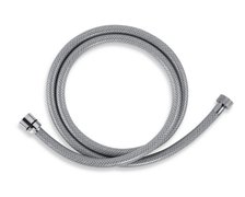 Novaservis sprchová hadica plastová 150 cm sivá - chróm PVC/150,8
