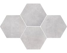 Ceramika Color STARK Hexagon white rektifikovaná mozaika 28,3 x 40,8 cm