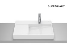 Roca HORIZON VIEW FINECERAMIC® umývadlo na dosku 60 x 42 cm, biela SUPRAGLAZE® A327274S0B