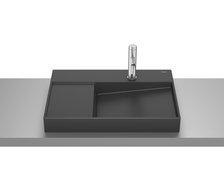 Roca HORIZON FINECERAMIC® umývadlo na dosku 60 x 42 cm, čierna matná A32727408B