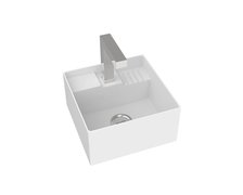 Marmorin TANTIUM I umývadlo na dosku biele matná 28,2x28,1 cm P_U_532_03_0282 Matt