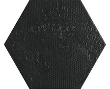 Codicer Milano Black gres hexagonal 25 dlažba pololesk 25 x 22 cm