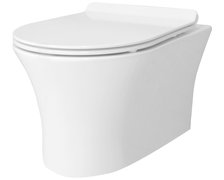 Home SERGIO WC misa závesná RimFree 54 x 37,5 cm s voľne-padajúcim sedátkom C9991