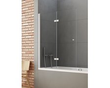New Trendy NEW SOLEO vaňová zástena 100x140 cm, číre sklo P-0028L,P-0029P