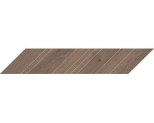 Paradyz Wildland Dark Dekor Ľavý Chevron Gresová dlažba / obklad matná 14,8 x 88,8 cm
