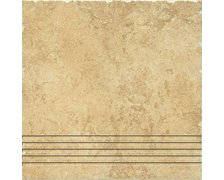 Ceramika Gres Riva Krem gres schodnica matná 33 x 33 cm S-SSK-RIV 02