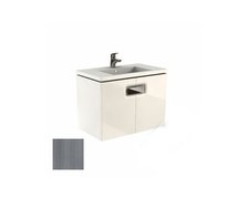 KOLO TWINS skrinka závesná pod umývadlo s dvierkami 80 cm strieborný grafit 89548000