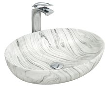 Home CAROLA SLIM L.GREY keramické umývadlo na dosku 51 x 39 cm U8953