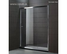 Aquatek MASTER B3 sprchové dvere 110 x 185 cm, pravé, sklo matné, profil biely