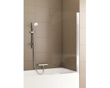 Aquaform MODERN 1-dielná vaňová zástena, profil chróm lesklý, sklo číre 170-06990