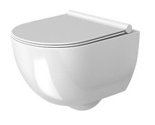 Home Carter WC misa závesná RimFree 48 x 36 cm so sedátkom slim voľne-padajúcim C1450