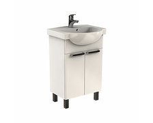 KOLO FREJA SET umývadlo nábytkové 55 cm so spodnou skrinkou, lesklá biela L79004000
