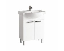KOLO FREJA SET umývadlo nábytkové 65 cm so spodnou skrinkou, lesklá biela L79001000