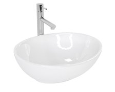 Home SOFIA WHITE keramické umývadlo na dosku 40,5 x 33,5 cm U0133