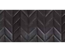 Ceramstic ROTEO CHEVRON NERO polo-lesklý rektifikovaný 3D obklad 30 x 60 cm GL.249E.WL.60X30.ROTEO