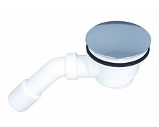 Land vaničkový sifón priemer 90 mm kryt chróm odtok 50 mm SYF044