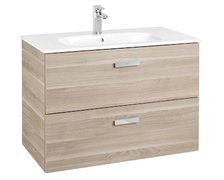 ROCA VICTORIA BASIC UNIK set kúpeľňová skrinka Breza s umývadlom keramickým 80 x 45 cm A855852422