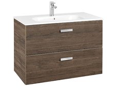 ROCA VICTORIA BASIC UNIK set kúpeľňová skrinka Céder s umývadlom keramickým 80 x 45 cm A855852423