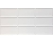 Home Virginia White Bailan lesklý rektifikovaný 3D obklad 30 x 60 cm