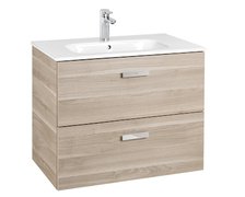 ROCA VICTORIA BASIC UNIK set kúpeľňová skrinka Breza s umývadlom keramickým 70 x 45 cm A855853422
