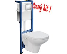 CERSANIT inštalačný modul Link + Arteco WC misa + tlačitko