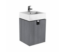 KOLO TWINS skrinka pod umývadlo závesná s 1 zásuvkou 50 cm strieborný grafit 89496-000