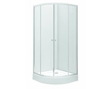KOLO FIRST štvrťkruhový sprchový kút 90 x 90 x 190 cm sklo satyna ZKPG90214003