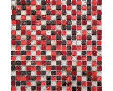 Ceramstic LOFT Mozaika Marrakech red 30,5x30,5 cm MSK.30.30X30.MOZ.SZKL.KAM