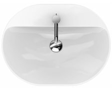 Kolo VariForm keramické umývadlo zápustné elipsa 60 cm, s otvorom na batériu s prepadom 500.732.01.6
