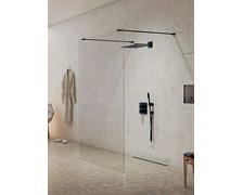 New Trendy NEW MODUS BLACK sprchová zástena do priestoru 100 x 200 cm EXK-0083