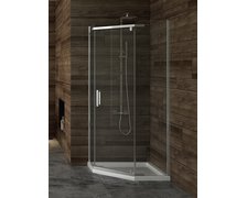New Trendy päťuholnikový kút NEW KOMFORT 90x90x195 cm, číre sklo K-0294 cm