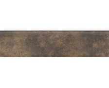 Cerrad Apenino Rust gresová rektifikovaná schodnica,matná 29,7X119,7 cm 36539