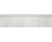 Cerrad Apenino Bianco lappato gresová rektifikovaná schodnica 29,7X119,7 cm 36560