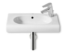 Roca Meridian Compacto keramické umývadlo nástenné 55 x 32 cm s otvorom na pravej strane A32724Y00M