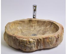 Home PWO-B fossil wood LARGE T kamenné umývadlo na dosku 60 x 44 x 14 cm