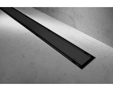 Home Pure Neo Pro "N" 90 cm nerezový sprchový žľab s priestorom na dlažbu,čierny G8908