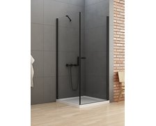 New Trendy NEW SOLEO BLACK jednodverový sprchový kút 70 x 70 x 195 cm sklo číre D-0229A/D-0113B