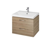 CERSANIT SET LARA skrinka pod umývadlo orech s umývadlom CITY 60 cm S801-143-DSM