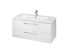 CERSANIT SET LARA skrinka pod umývadlo biela lesklá s umývadlom COMO 100 cm S801-191
