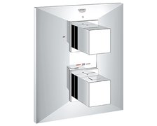 Grohe ALLURE BRILLIANT termostatická vaňová podomietková batéria, chróm 19792000