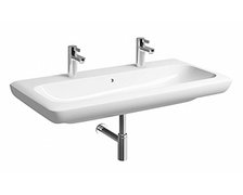 KOLO LIFE! umývadlo 100 cm, s dvoma otvormi pre batériu, s prepadom M21510000