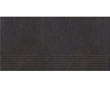 Opoczno Dry River Grafit gres rektifikovaná schodnica matná 29,55 x 59,4 cm
