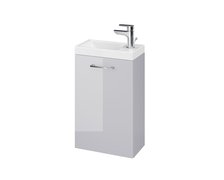 CERSANIT SET LARA skrinka pod umývadlo sivá lesklá s umývadlom COMO 40 cm S801-189