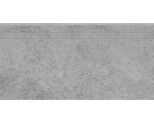 Cerrad Tacoma silver gresová rektifikovaná schodnica, matná 29,7X59,7 cm 35266