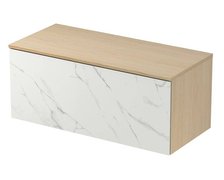 CERSANIT INVERTO CALACATTA 100 závesná skrinka s vrchnou doskou 100 cm S930-002